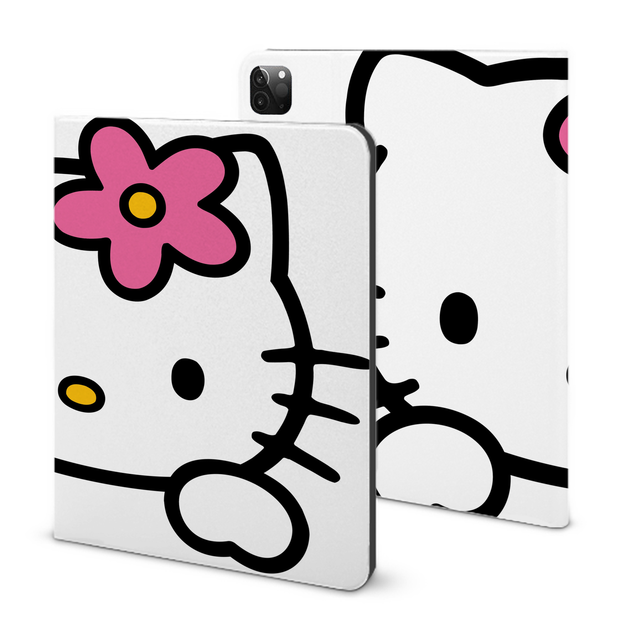 （画像用） Hello Kitty ハローキティ IPadケース ペンホルダー付き ブックスタイルデザイン